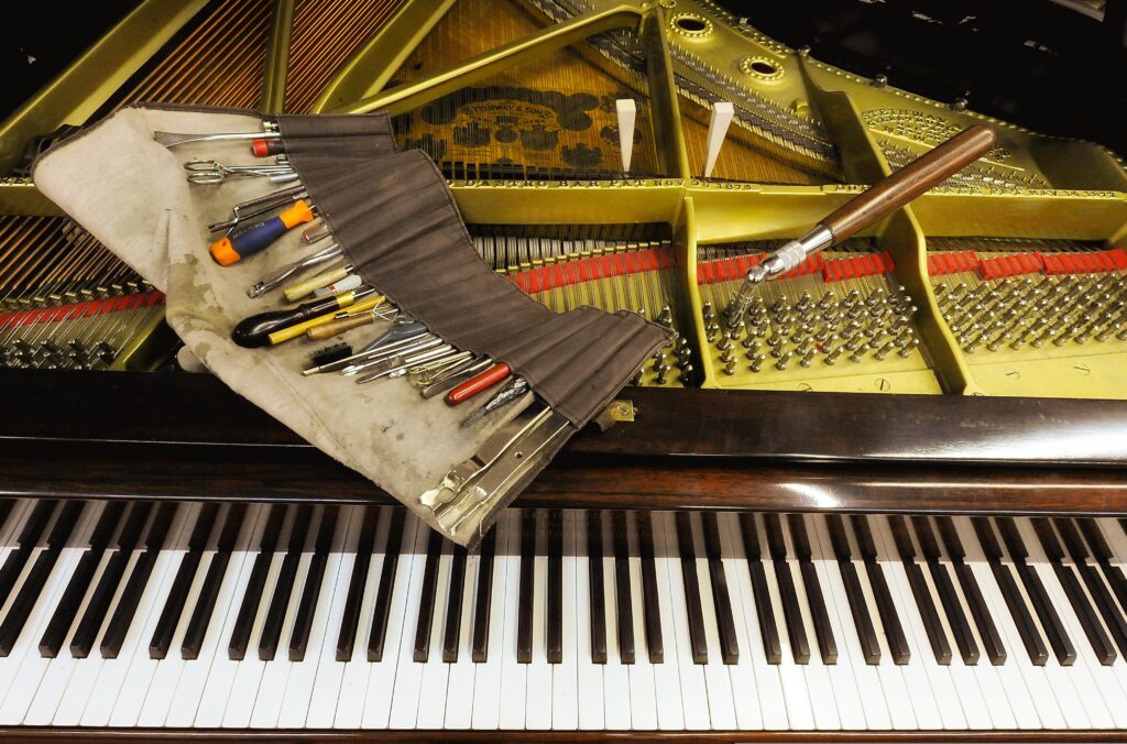Piano tuning service for used acoustic pianos in New Jersey