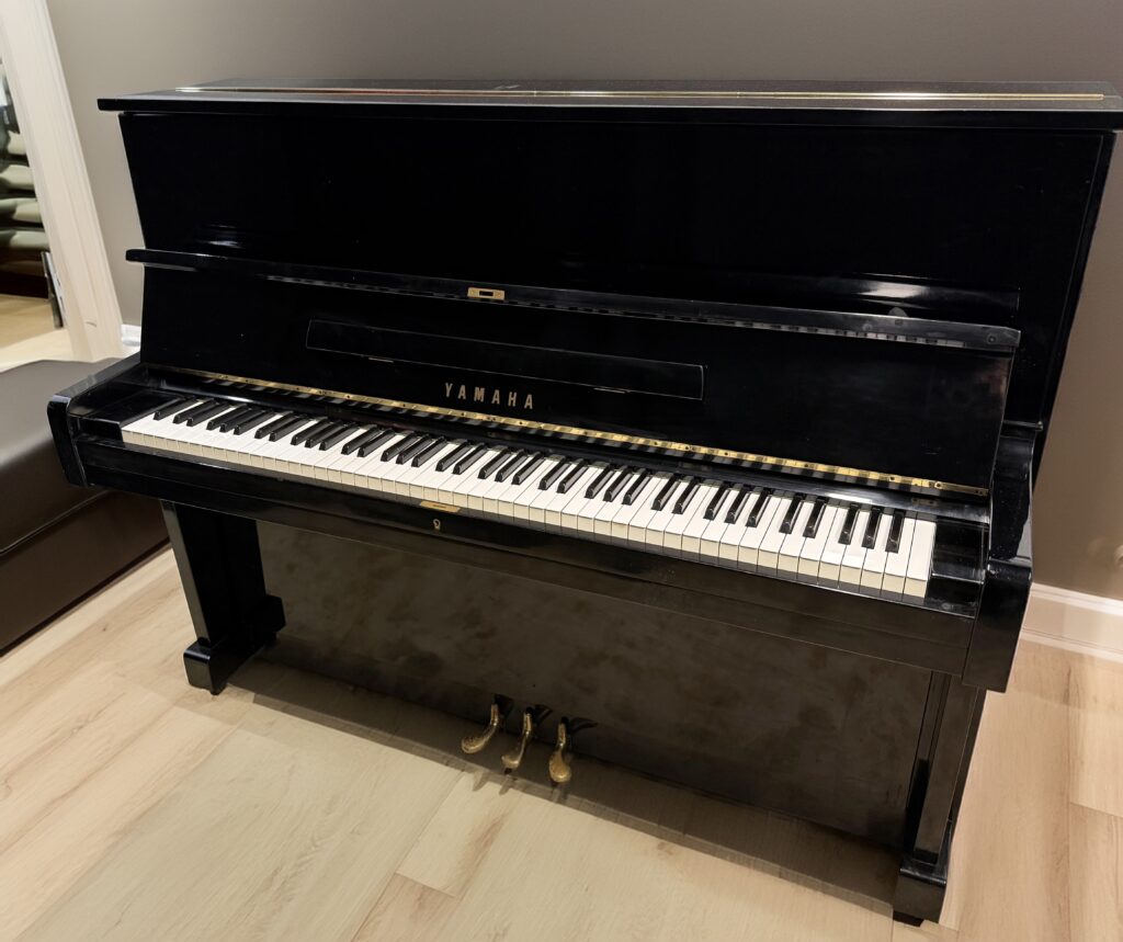 Yamaha U1 Upright Piano - High Gloss Finish <span style="color:#8B0000;">(SOLD)</span>