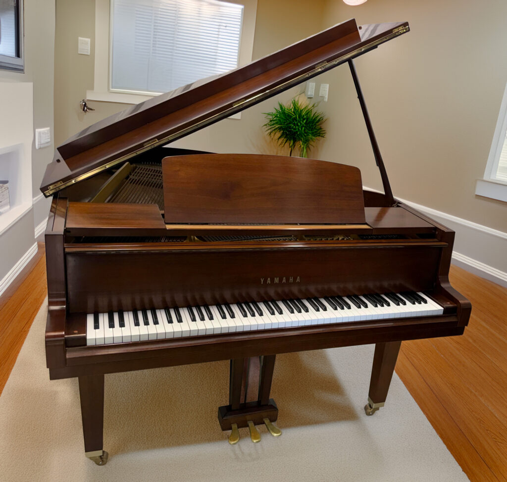 Yamaha GH1 Baby Grand Piano (5’3”) – Satin Walnut <span style="color:#8B0000;">(SOLD)</span>