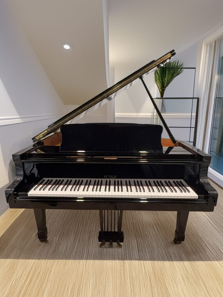 Petrof Model V Baby Grand Piano (5'3") - High Gloss Finish