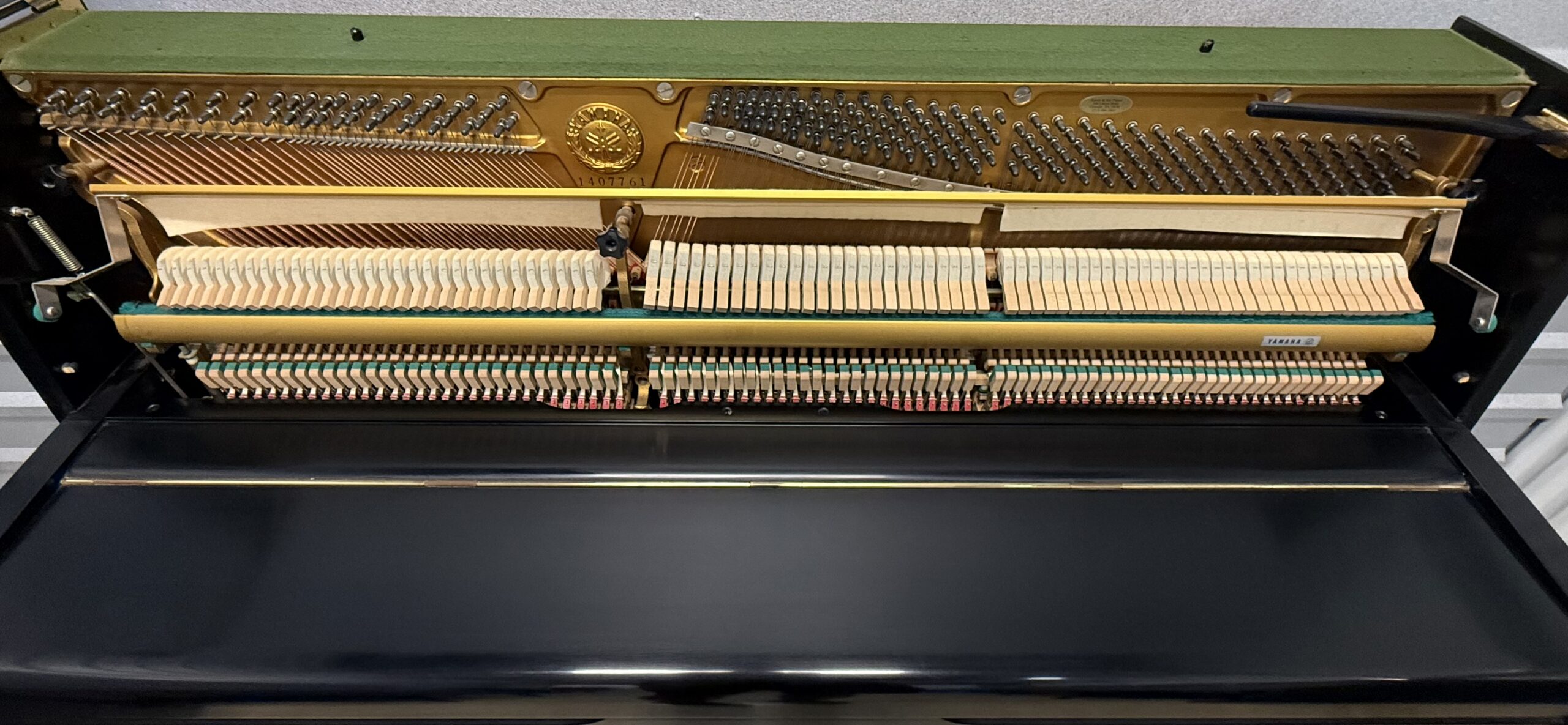 Yamaha P2 Upright Piano – Satin Ebony Finish – EXCELLENT Condition - Image 3