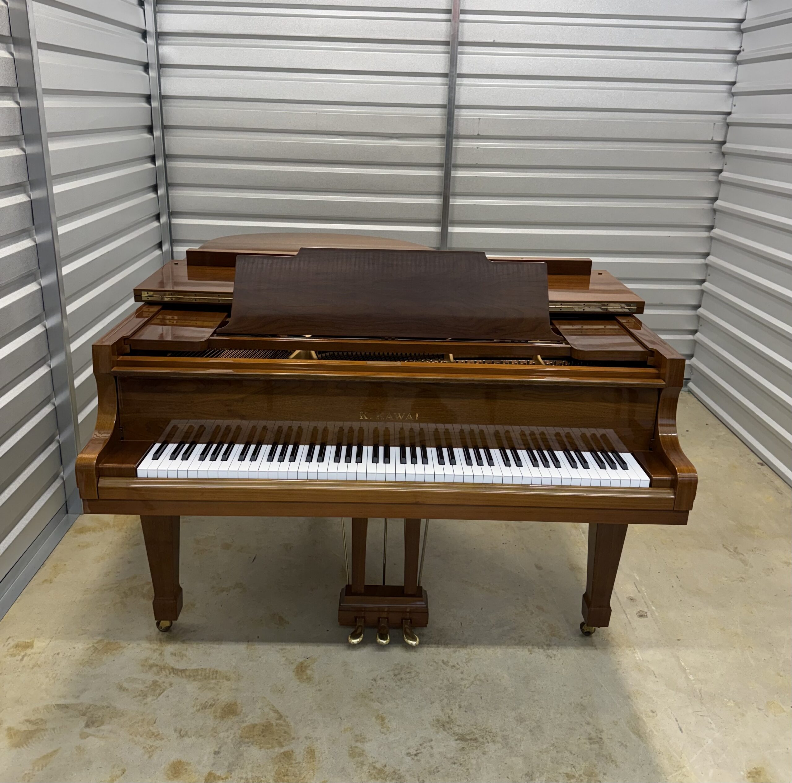 Kawai KG-2 Baby Grand Piano (5'10") – High Gloss Walnut <span style="color:#8B0000;">(SOLD)</span> - Image 2
