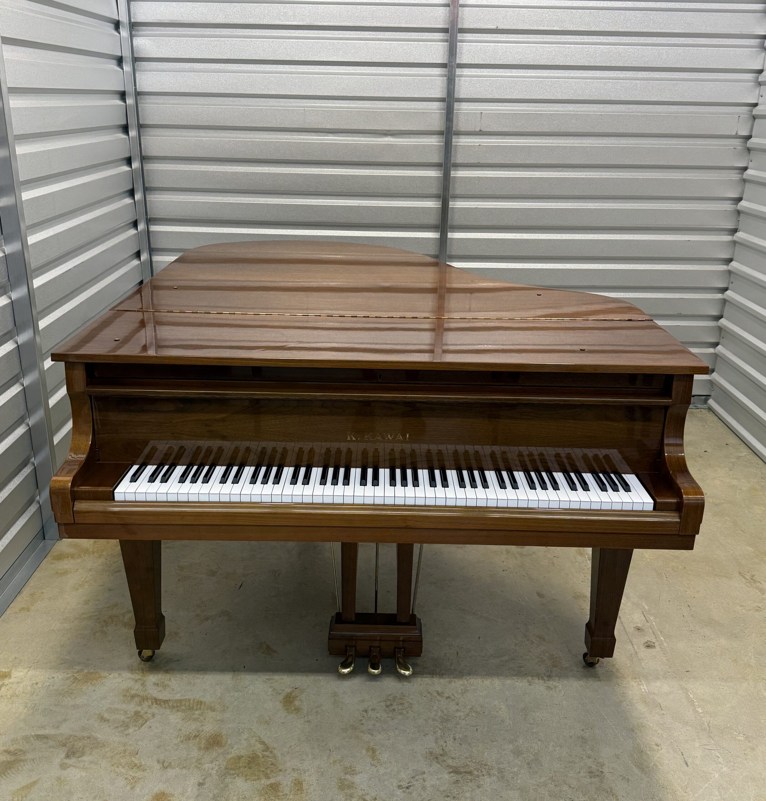 Kawai KG-2 Baby Grand Piano (5'10") – High Gloss Walnut <span style="color:#8B0000;">(SOLD)</span> - Image 3